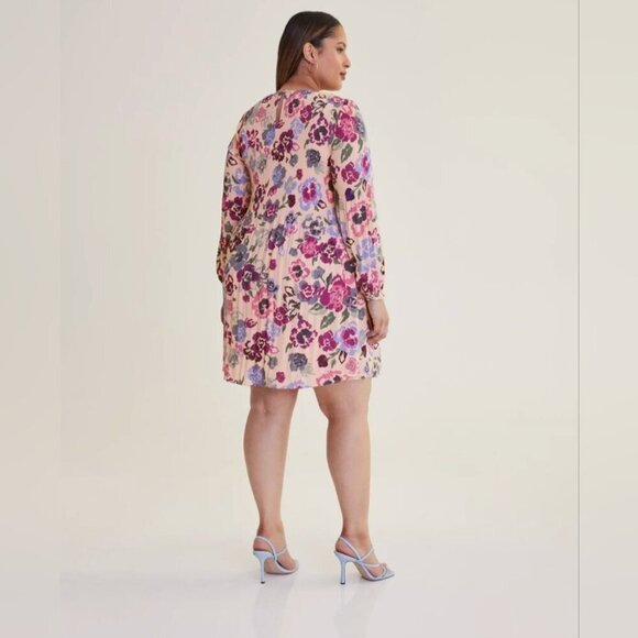 Addition  Elle Lotus Responsible, Pleat & Release Crepe Dress - Picture 2 of 8